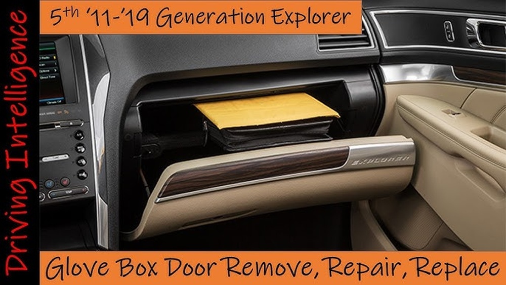How to Fix a Broken Glove Box Hinge Ford Explorer