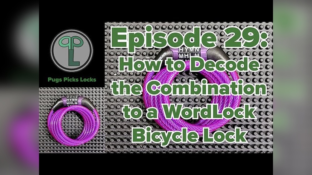 How to Pick a Wordlock Bike Lock