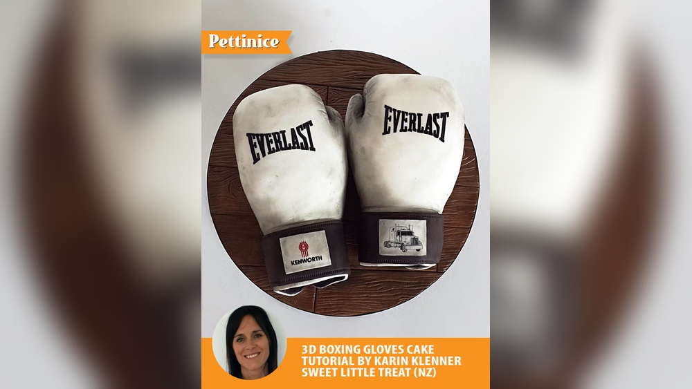 A Boxing Glove Cake
