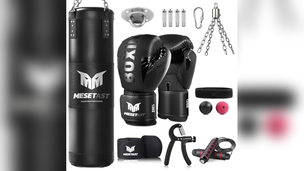 Boxing Bag And Gloves