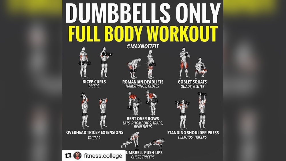 Can You Workout at Home With Just Dumbbells