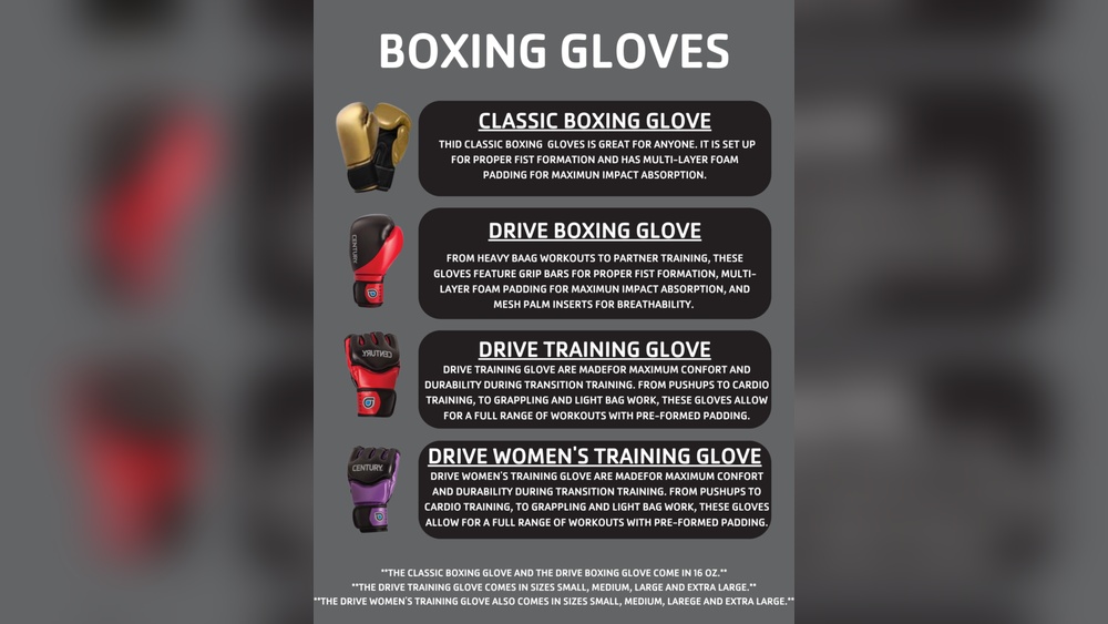 Do Boxing Gloves Come in Small Medium Or Large