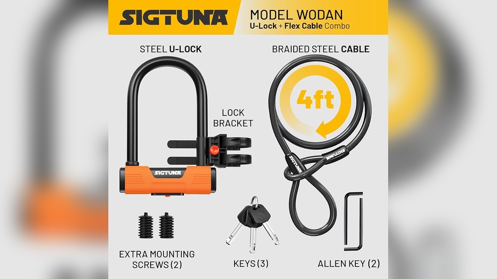 Do Flex Key Coil Bike Locks Come With Screws