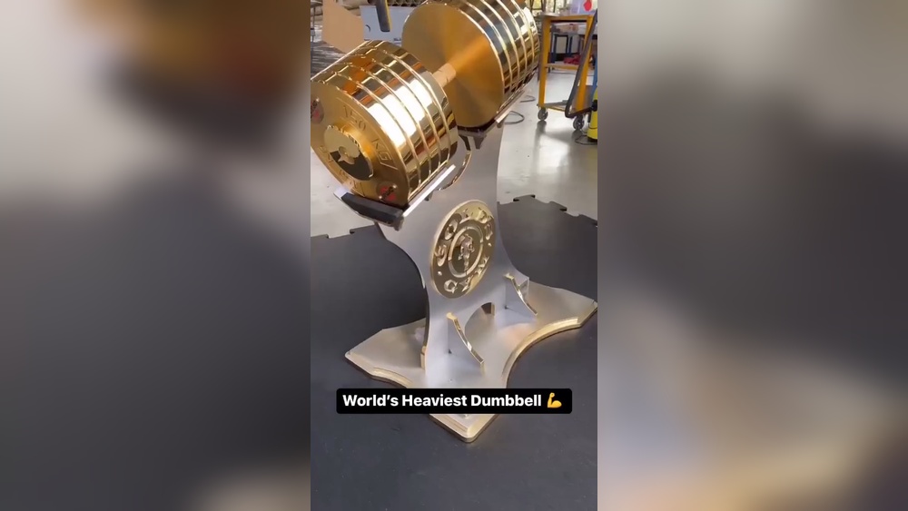 How Much Do the Golden Dumbbells Weigh