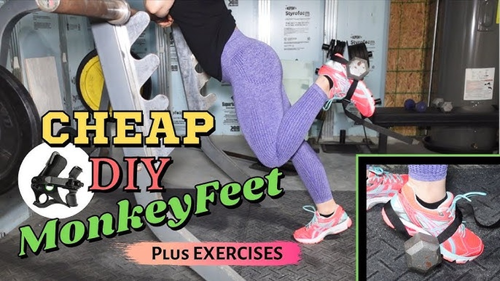 How to Attach a Dumbbell to Your Foot