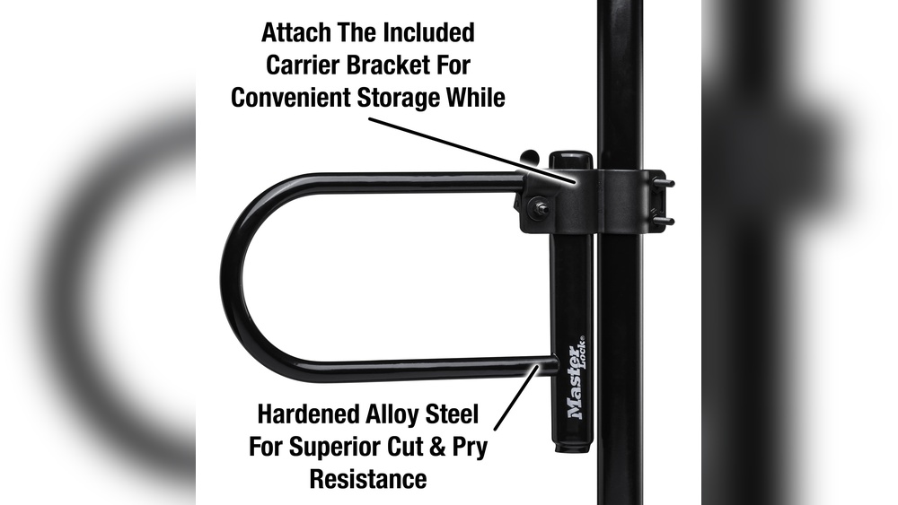 How to Atttach Carrier Bracket Master Lock on Bike