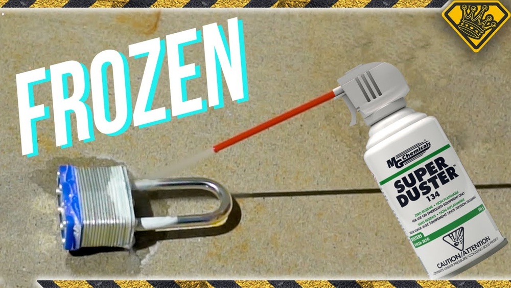 How to Break a Bike Lock With Compressed Air
