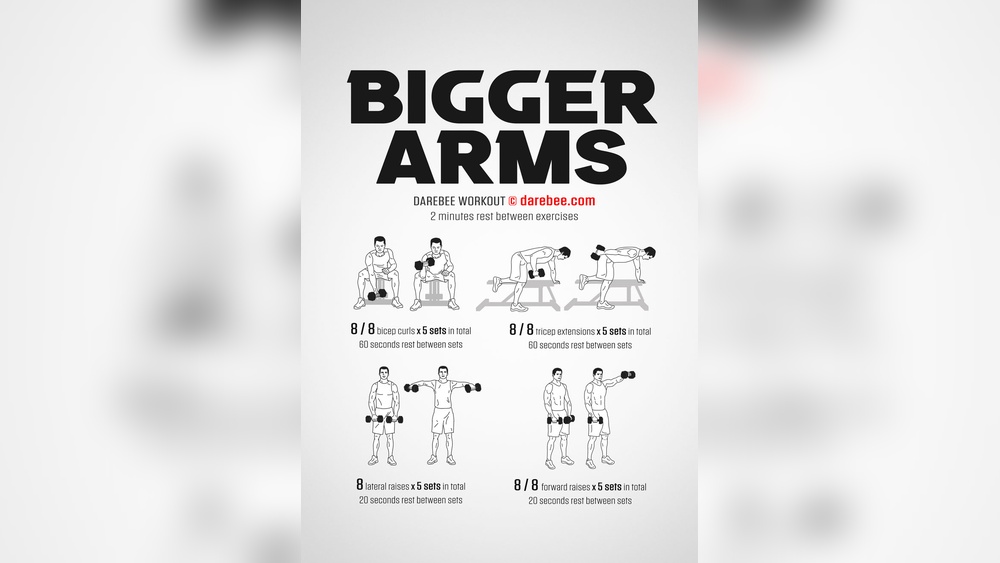 How to Build Big Arms With Dumbbells