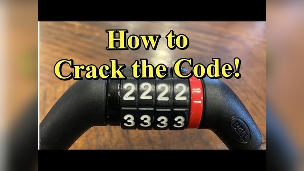 How to Crack 4 Digit Combination Bike Lock