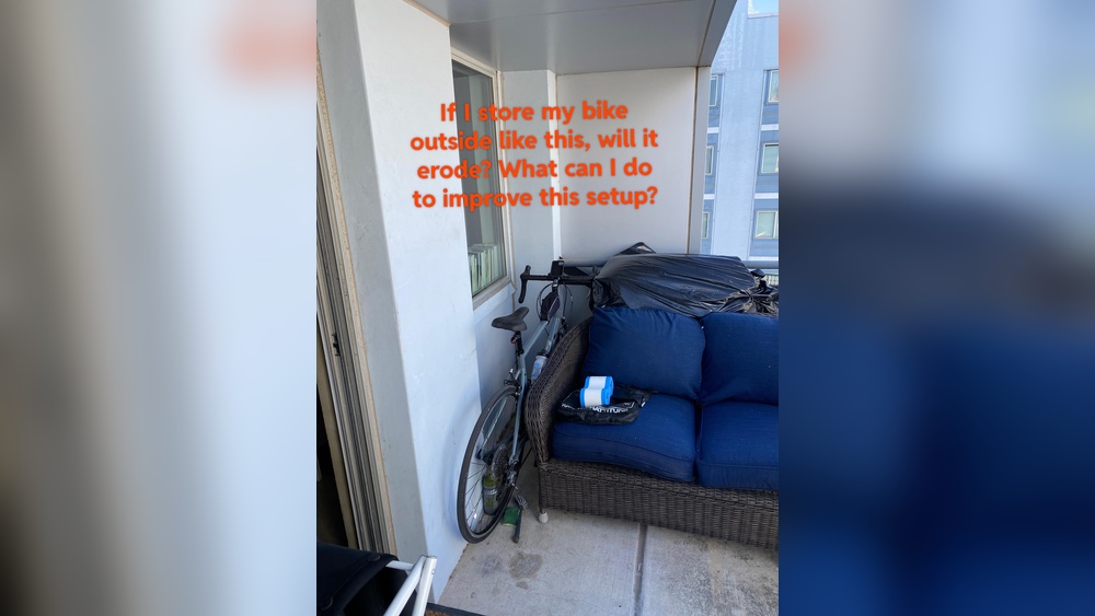 How to Lock a Bike in Balcony
