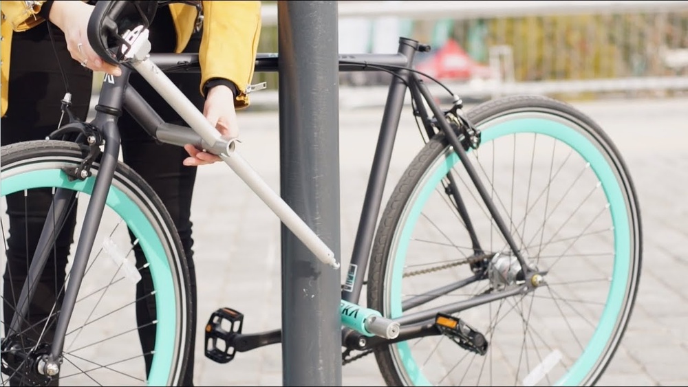 How to Lock a Bike to a Pole