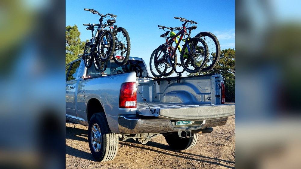 How to Lock Bikes in Back of Truck