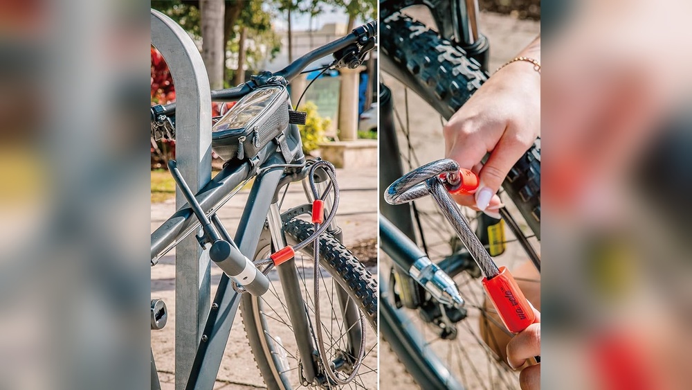 How to Lock Mtn Bike With U Lock