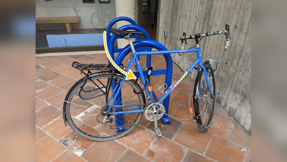 How to Lock U-Lock on Bike