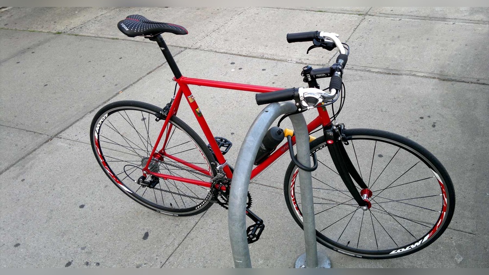 How to Lock Up Your Bike Outside