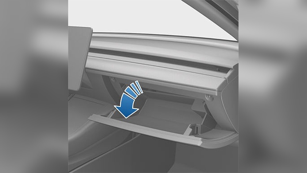 How to Open Tesla Model Y Glove Box Manually