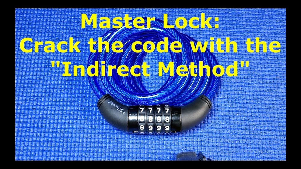 How to Pick a Master Lock Bike Combination Lock