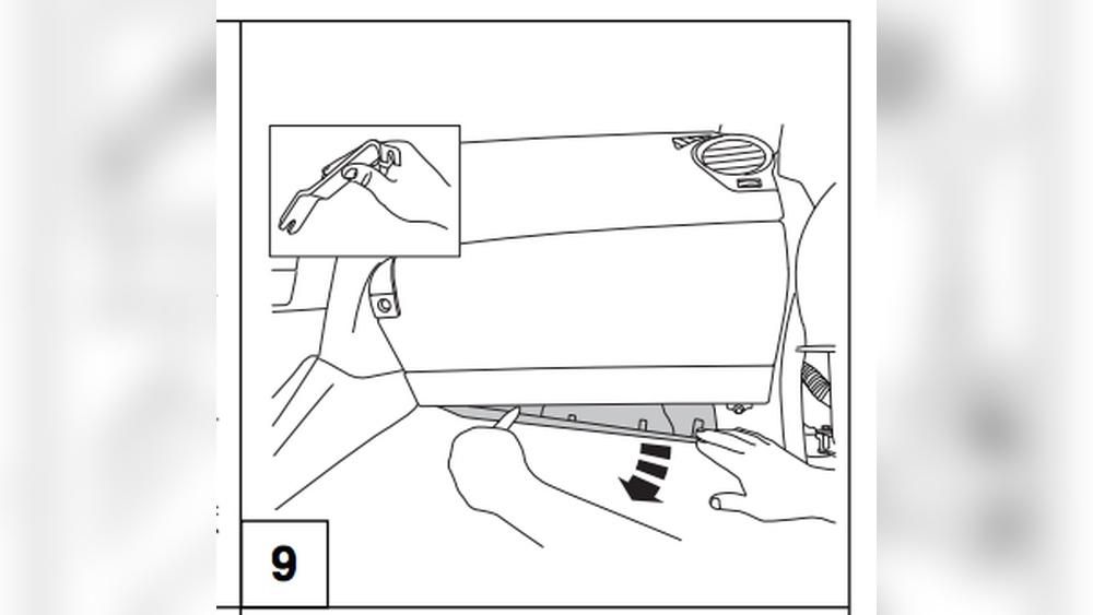 How to Put a Glove Box Back in
