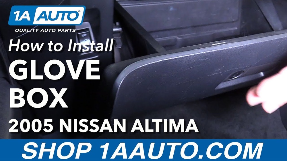 How to Remove Glove Box Nissan Altima
