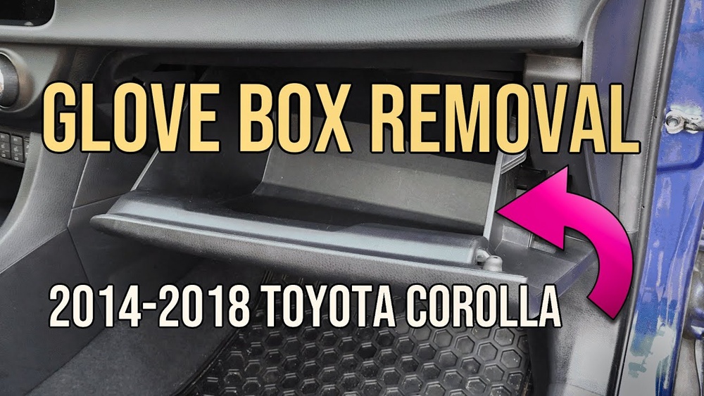 How to Take Out Glove Box Toyota Corolla