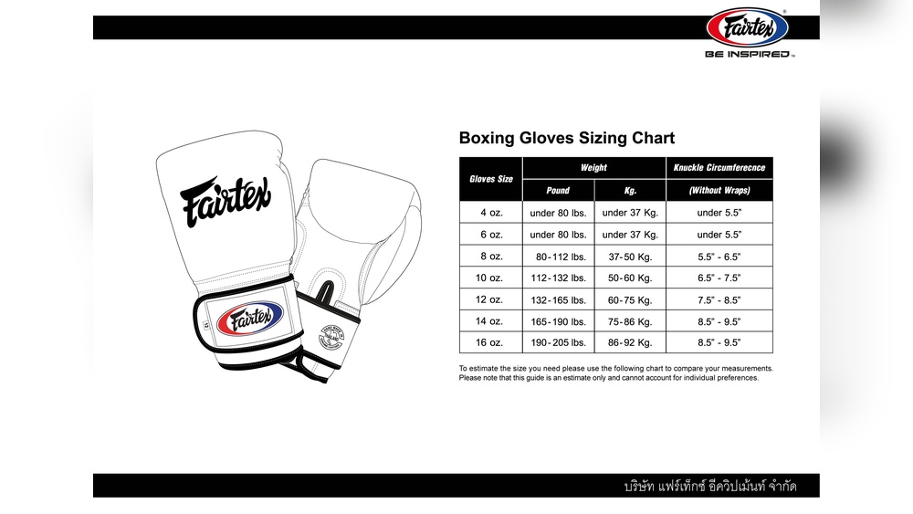 What Size Boxing Gloves for Muay Thai